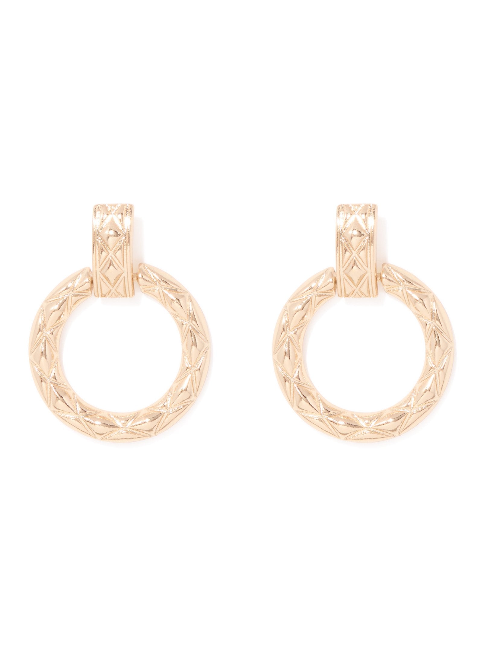 Signature Lila Large Curve Hoop