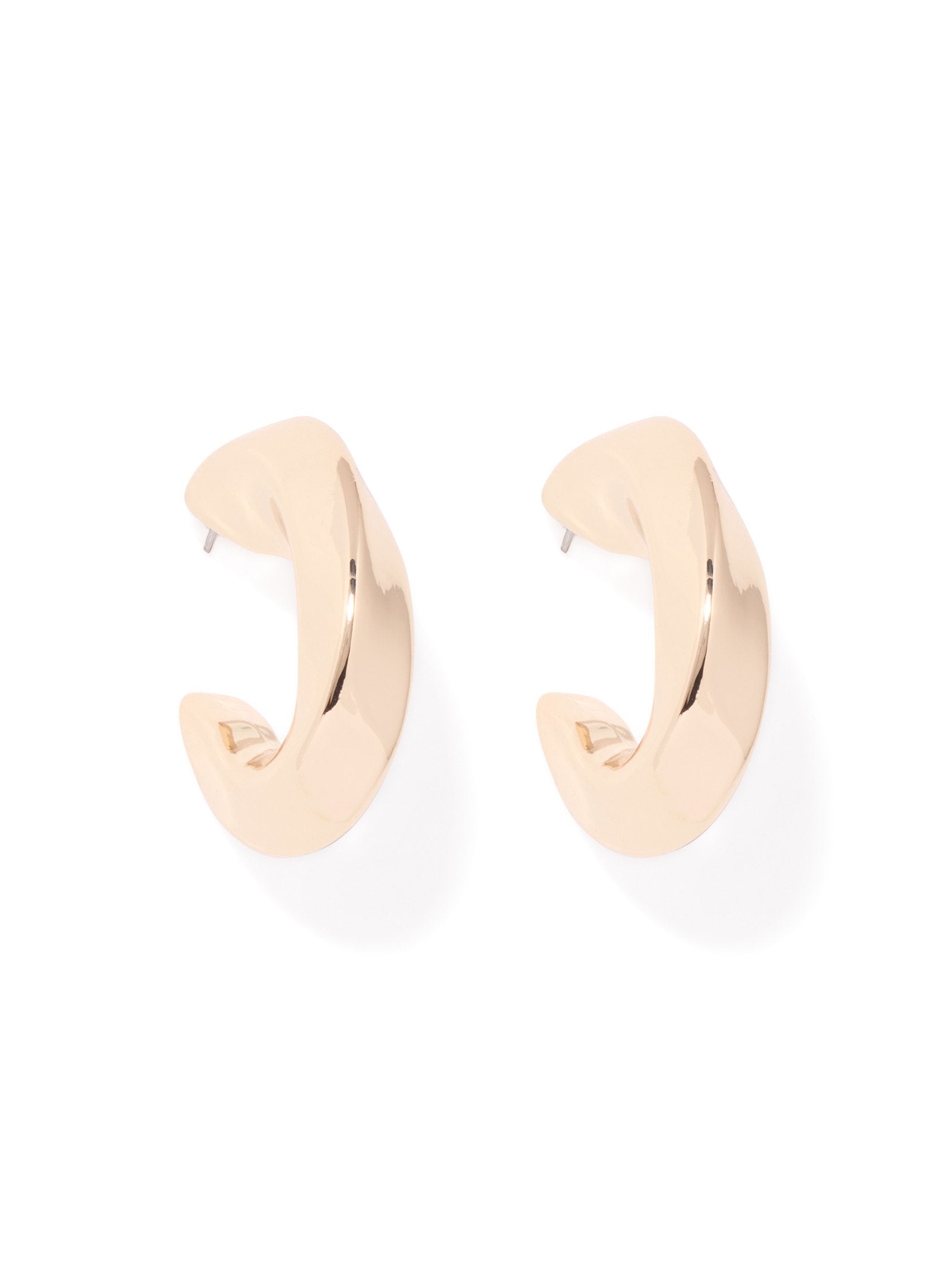 Signature Lila Large Curve Hoop
