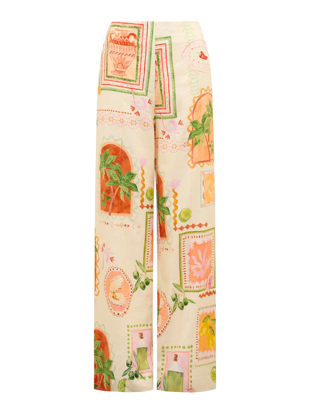  Ola Linen Wide Leg Pant
