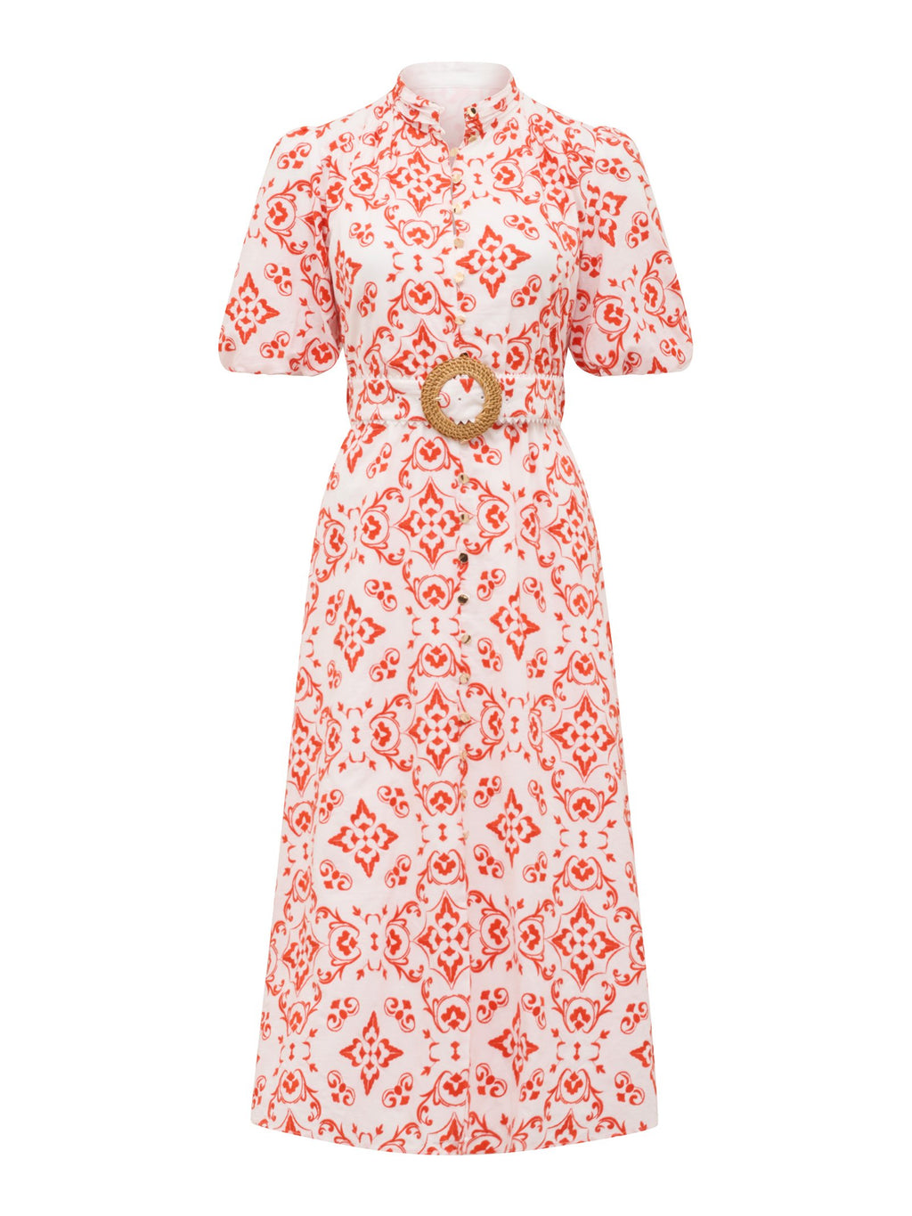 Rhiannon Petite Broderie Midi Dress