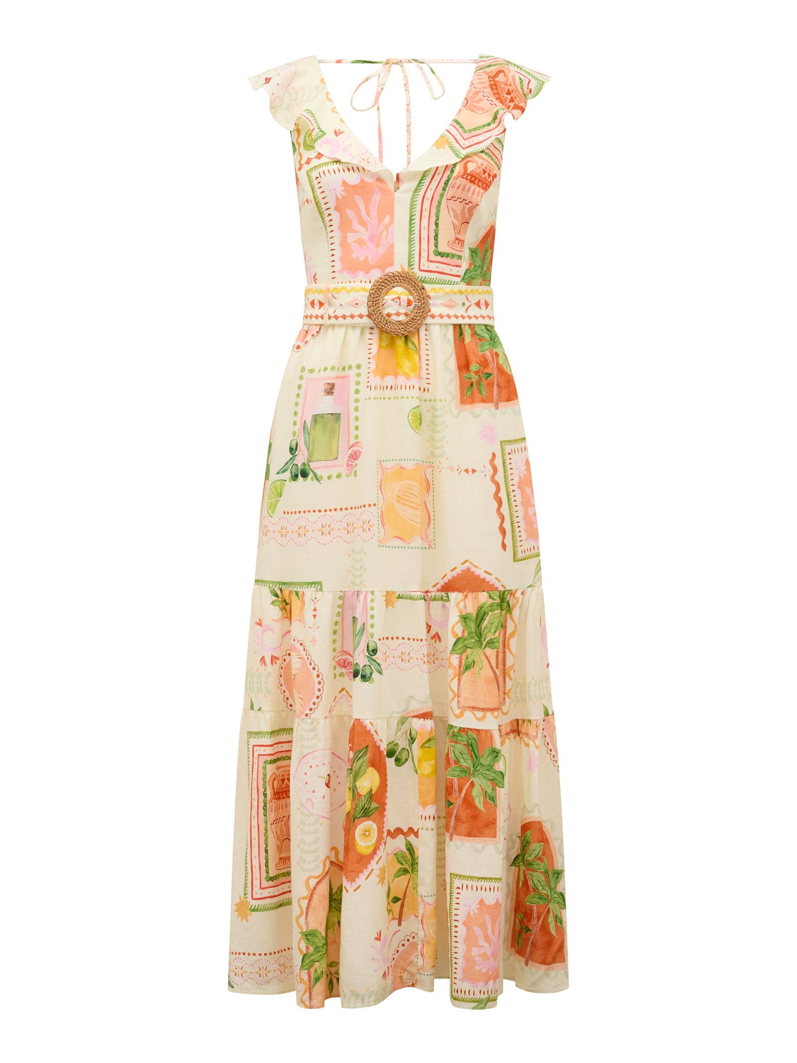  Layne Printed Midi Dress