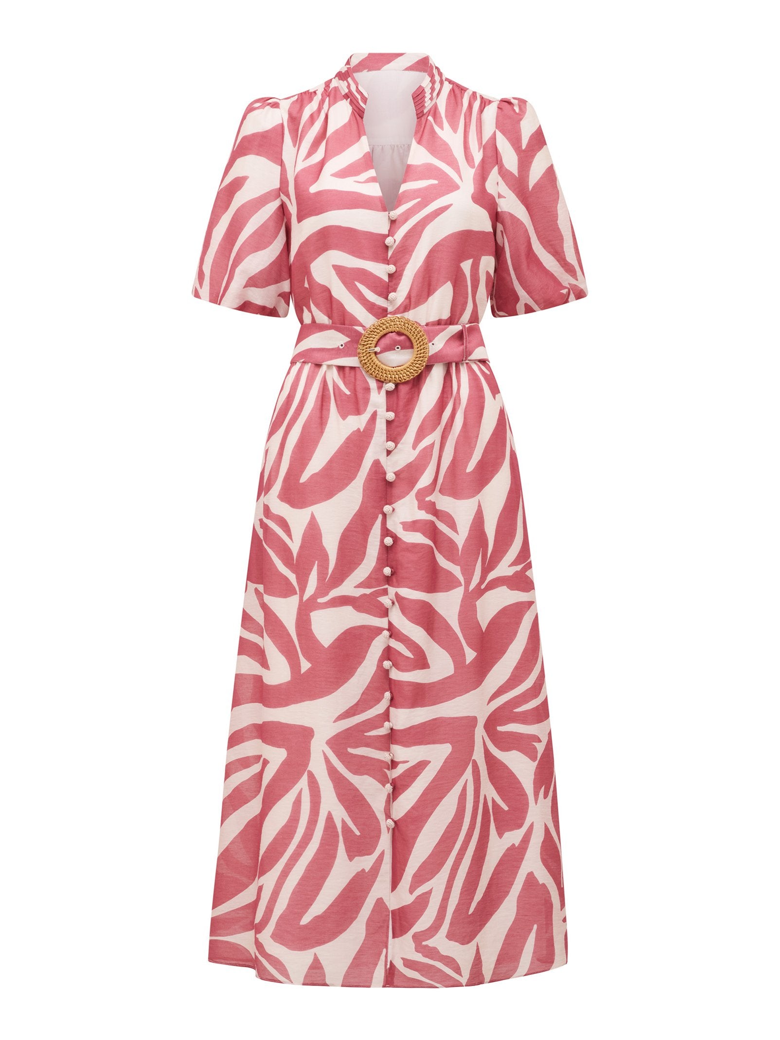  Julianne Short Sleeve Midi Dress