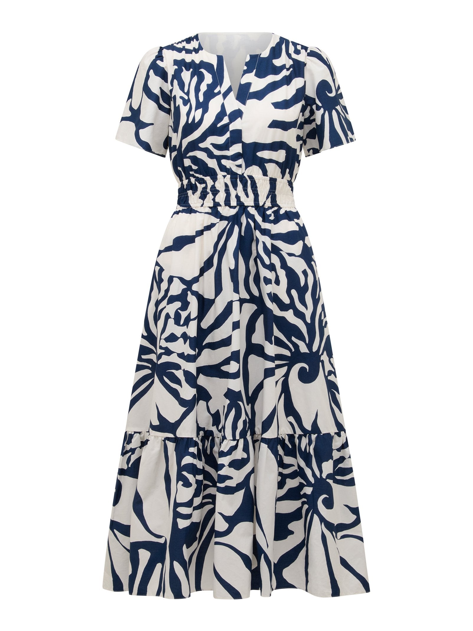  Eleanor Petite Short Sleeve Midi Dress