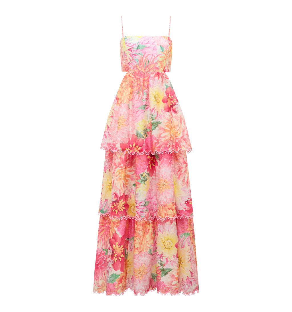 Shauna Tiered Midi Dress