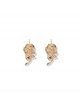 Ruth Rose Metal Earring