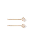 Fern Flower Hair Slide
