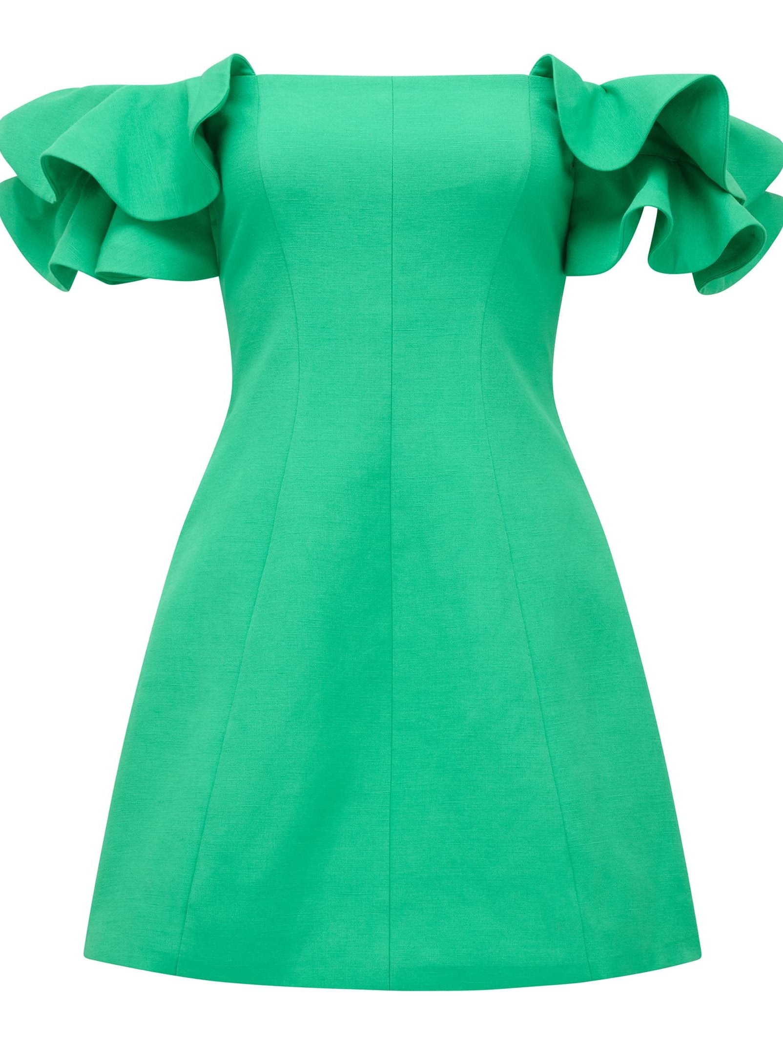  Kenzie Off Shoulder Ruffle Mini Dress