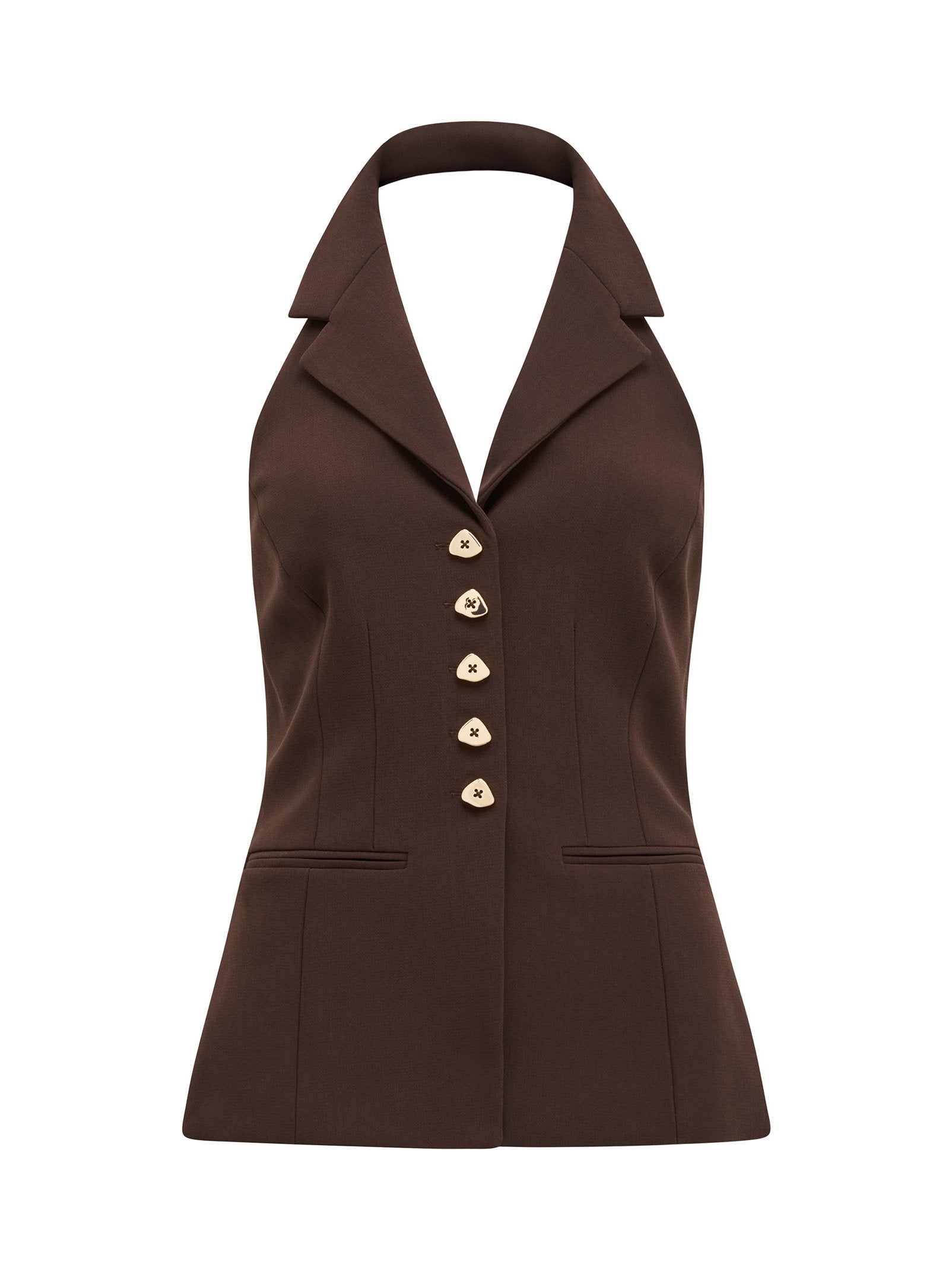  Briony Halter Waistcoat