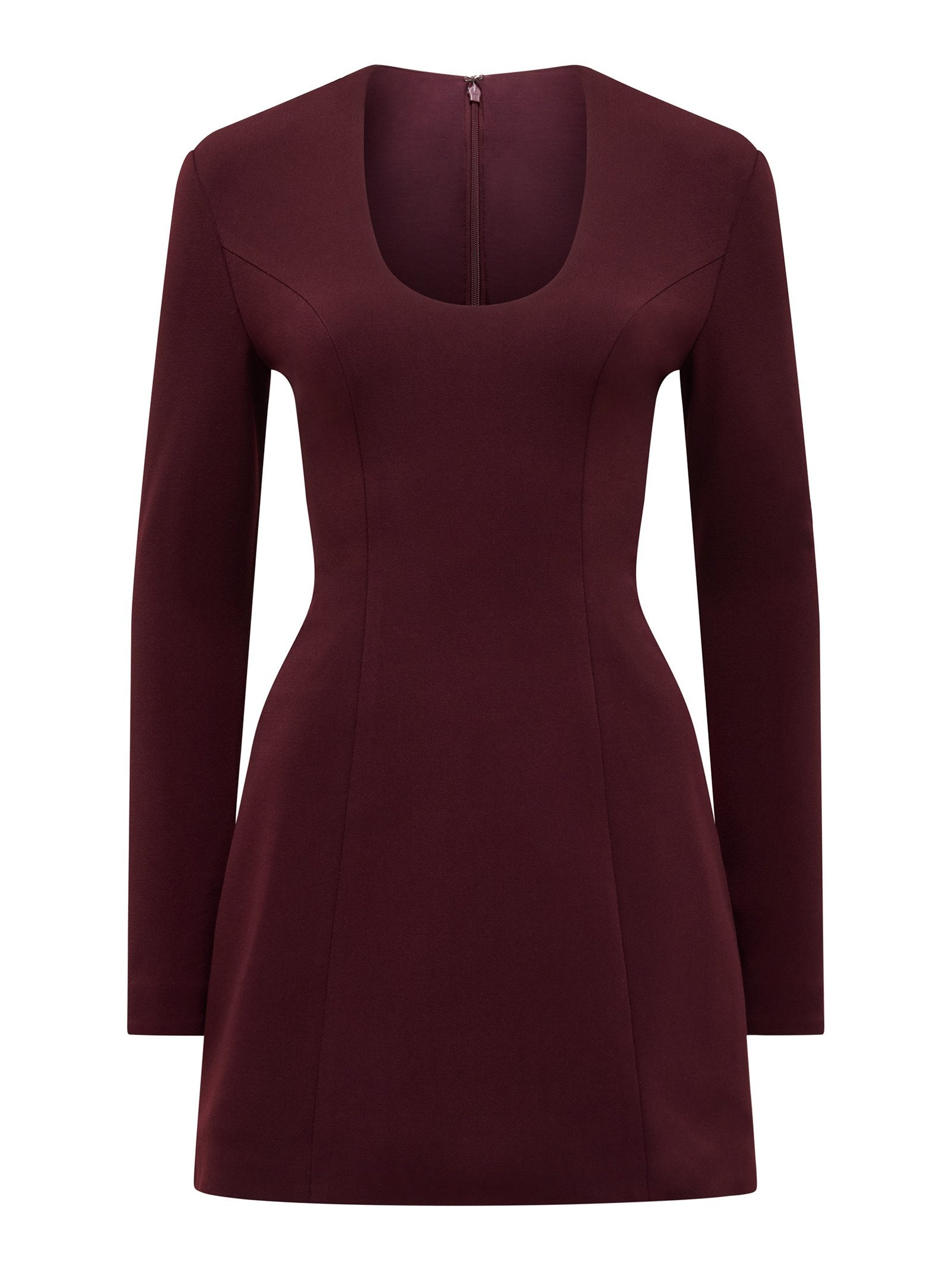 Ruby Long Sleeve Structured Mini Dress