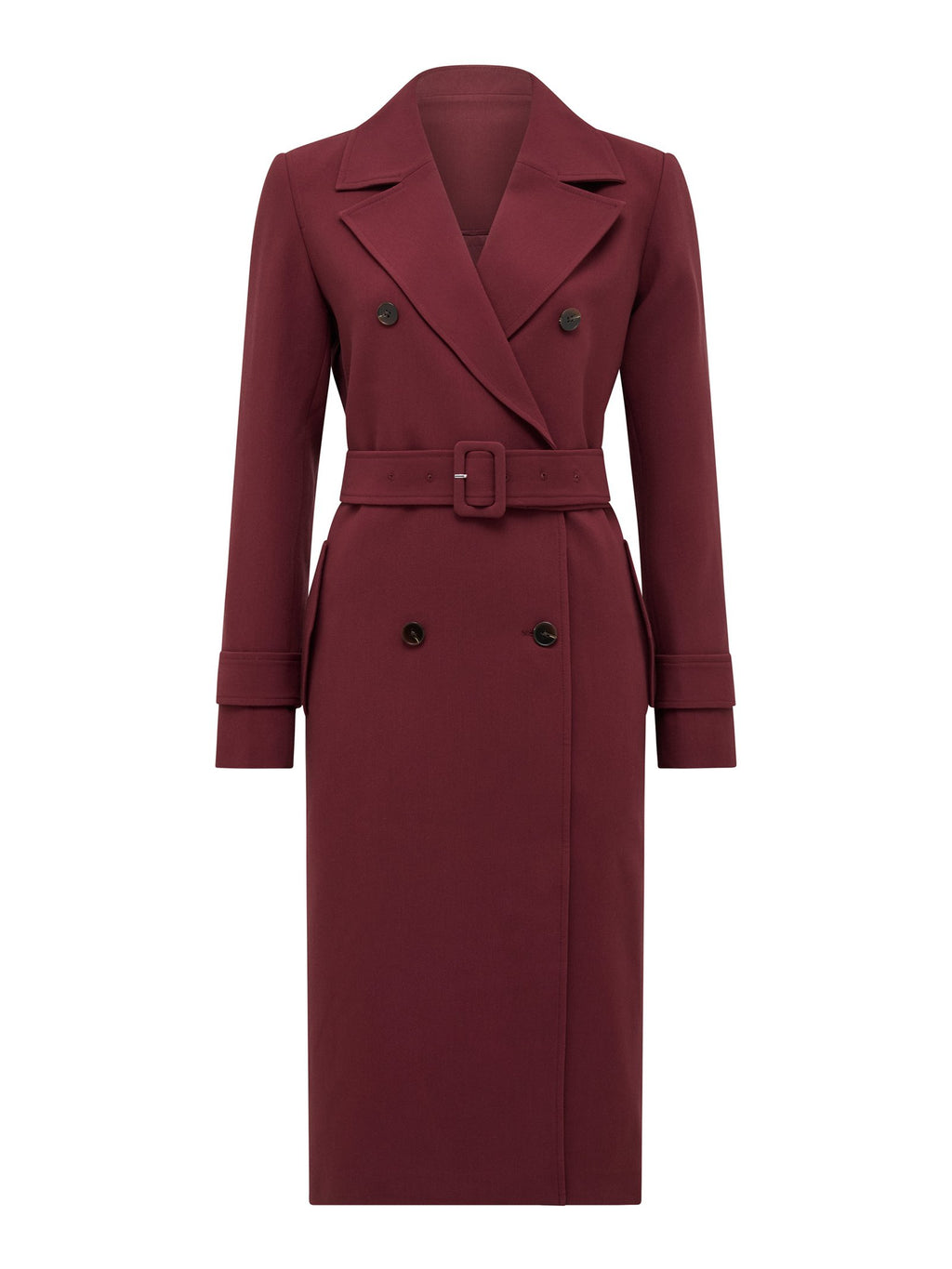 Lydia Petite Crepe Trench