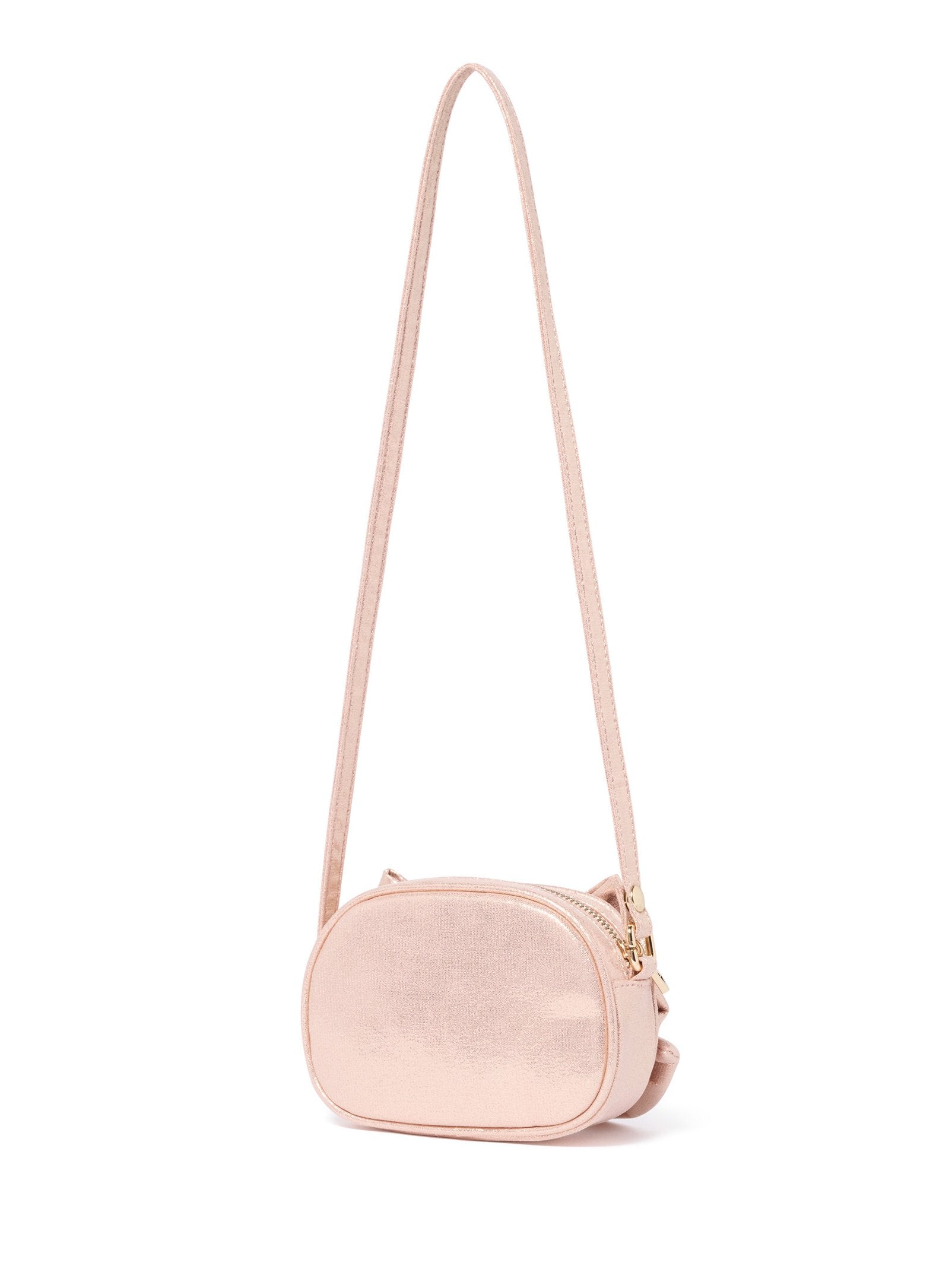 Zoella Girls Metallic Bow Bag