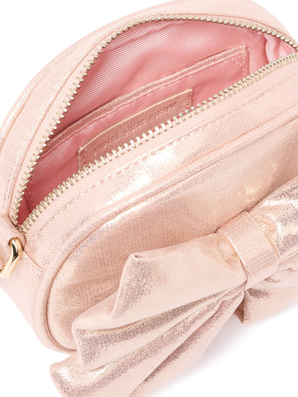 Zoella Girls Metallic Bow Bag