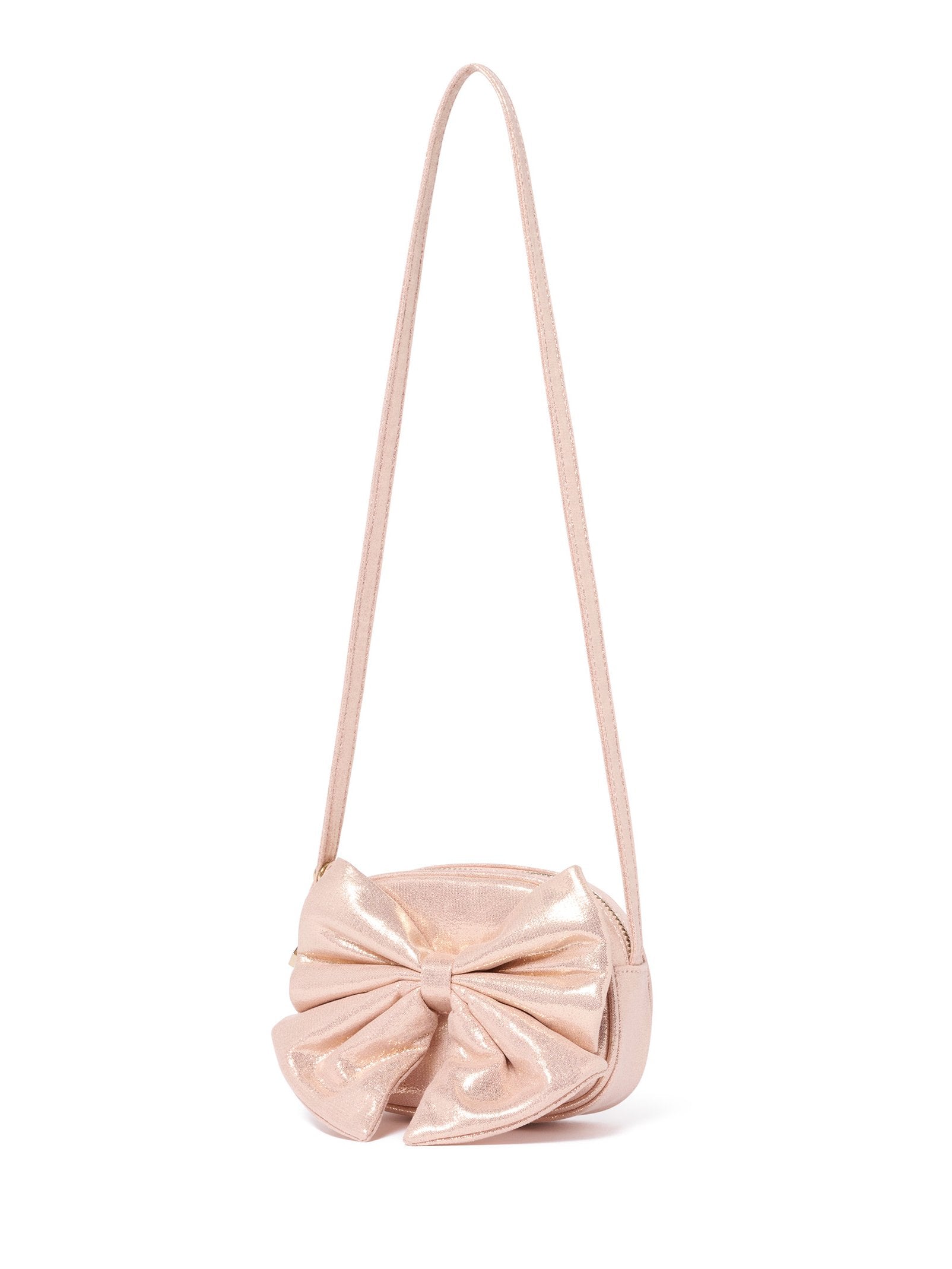 Zoella Girls Metallic Bow Bag