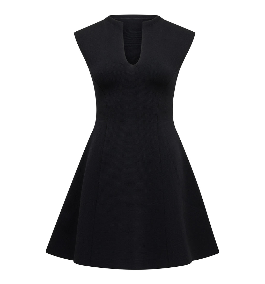 Katerina Crepe Knit Mini Dress