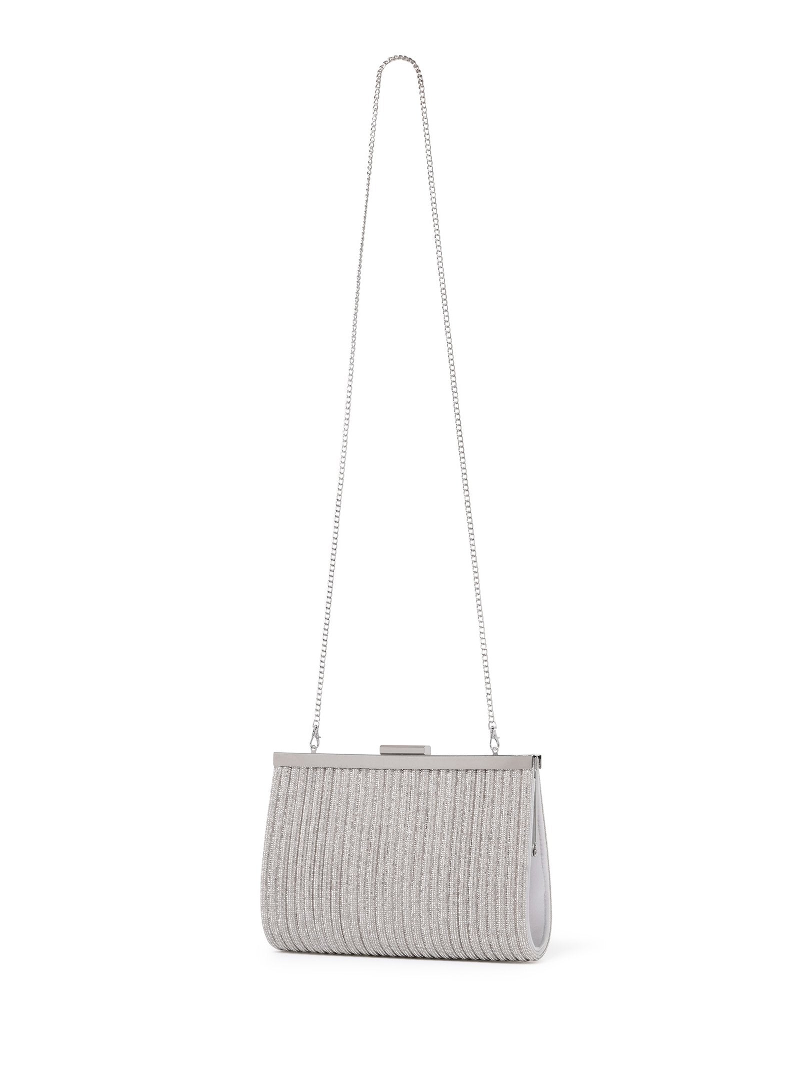 Amanda Sparkle Frame Clutch