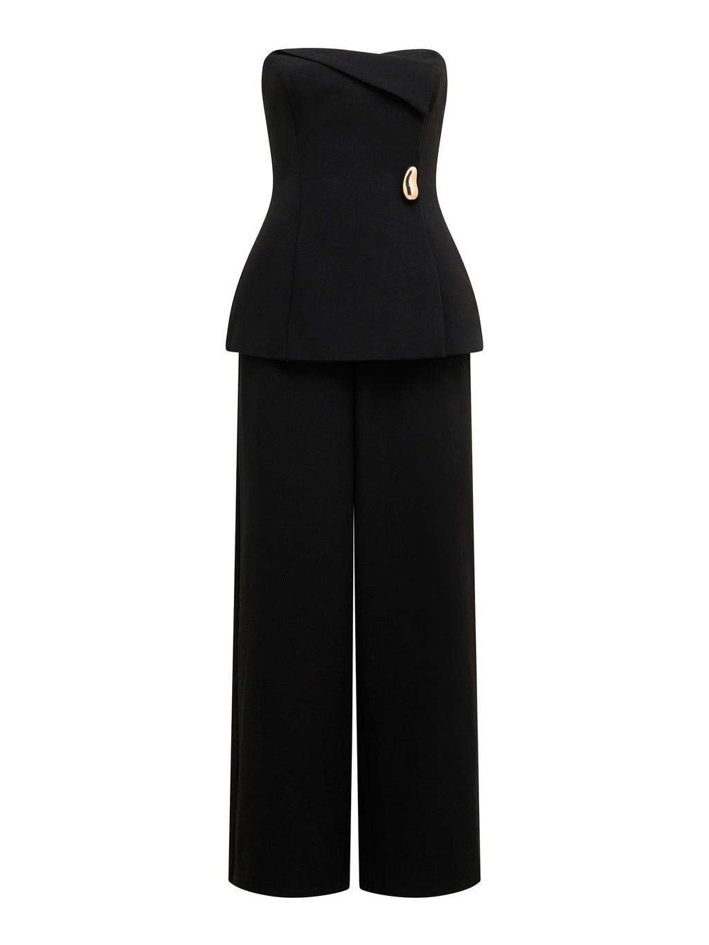 Joanna Petite Strapless Jumpsuit