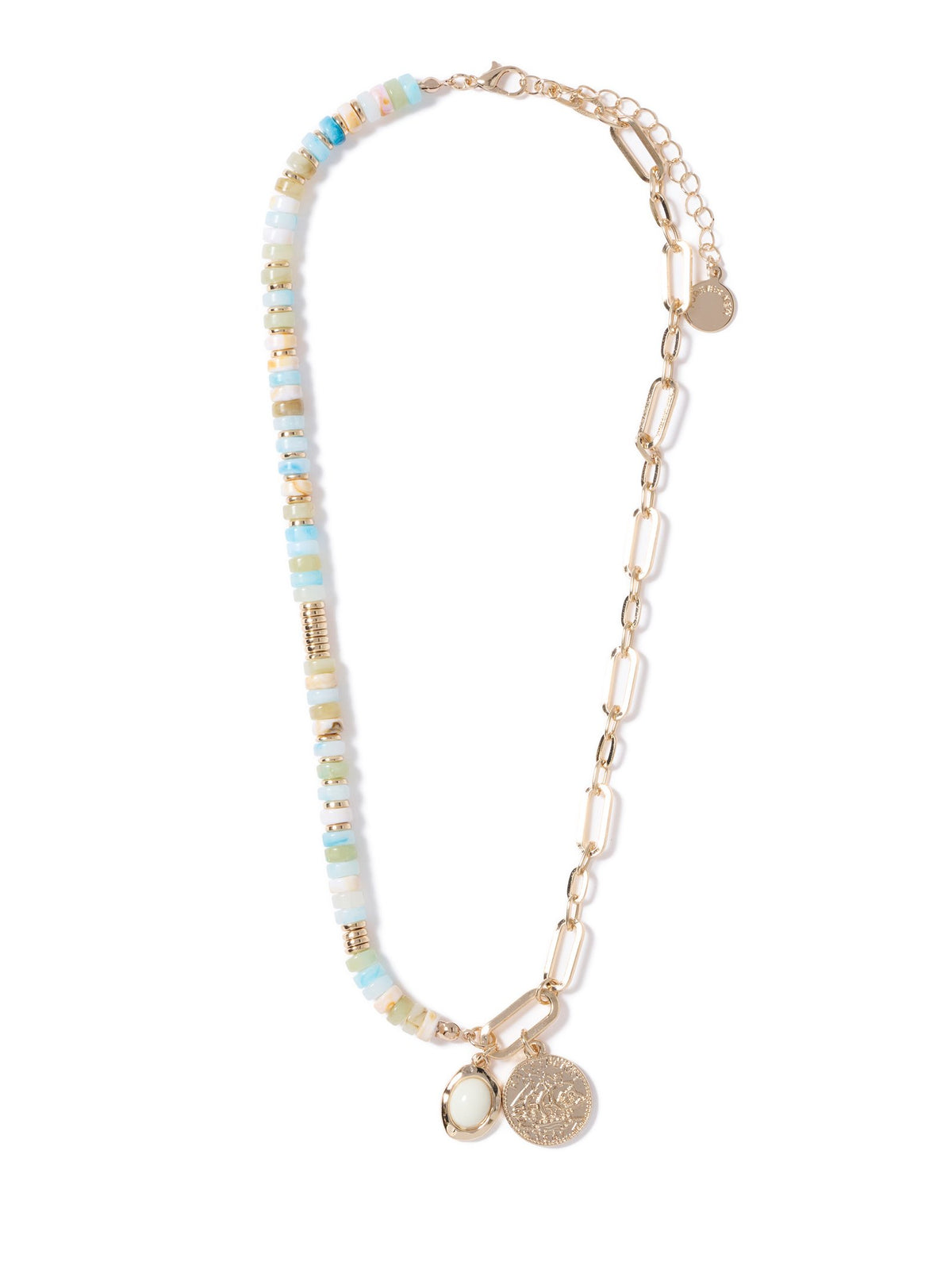Bailee Stone and Chain Necklace