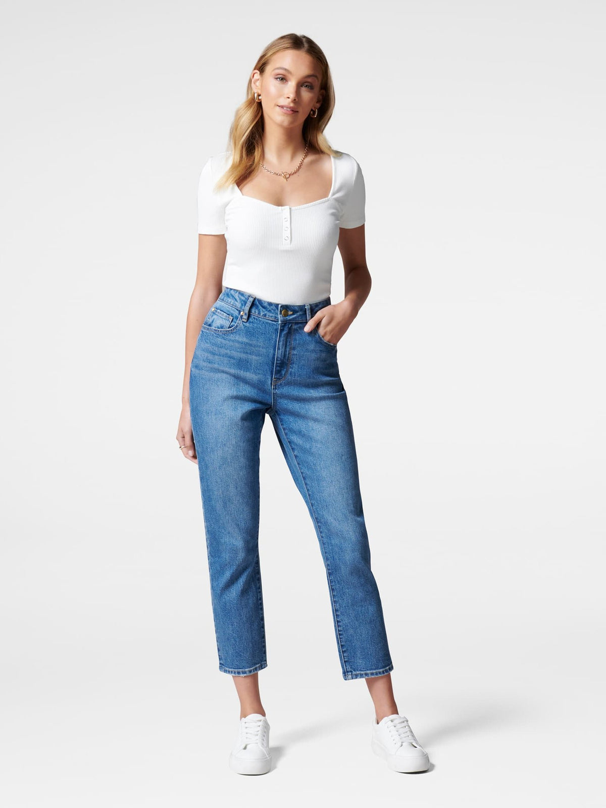 Steph Sweetheart Henley Tee
