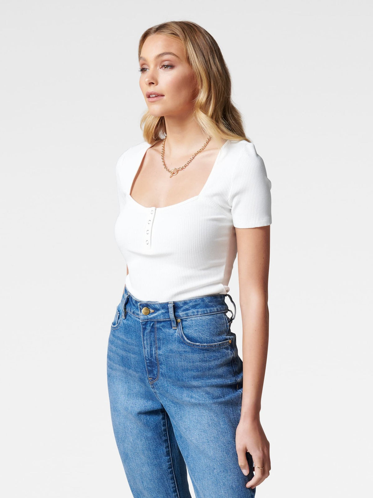 Steph Sweetheart Henley Tee