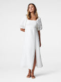 Indiana Lace Spliced Midi Dress