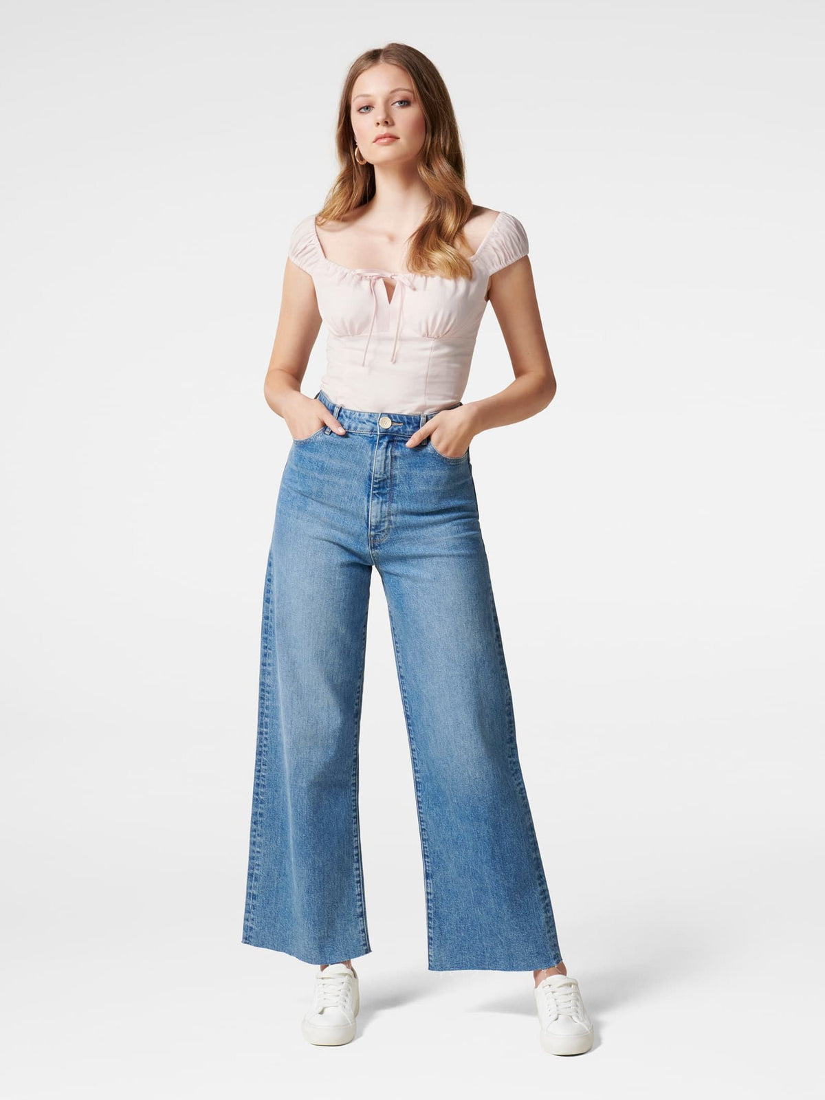 Amanda Linen Babydoll Top