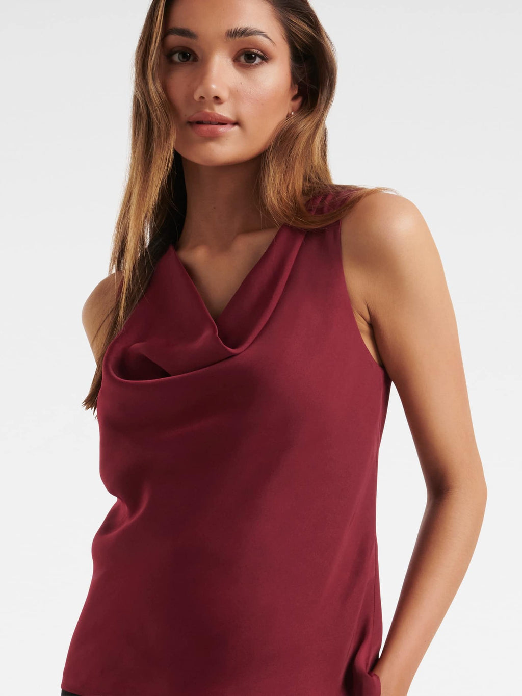 Hailey Petite Cowl Cami