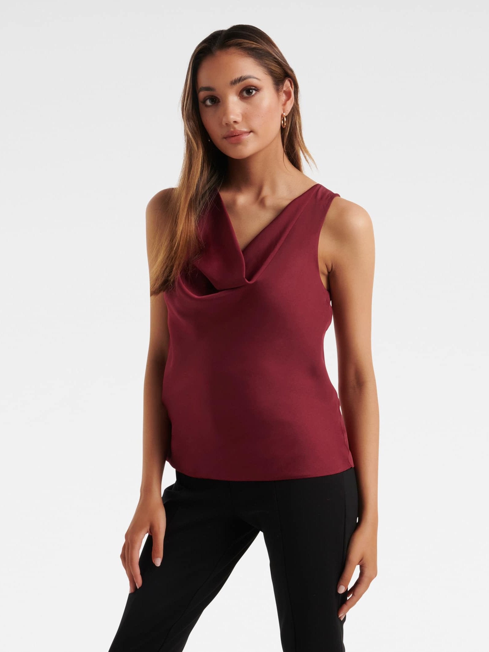 Hailey Petite Cowl Cami