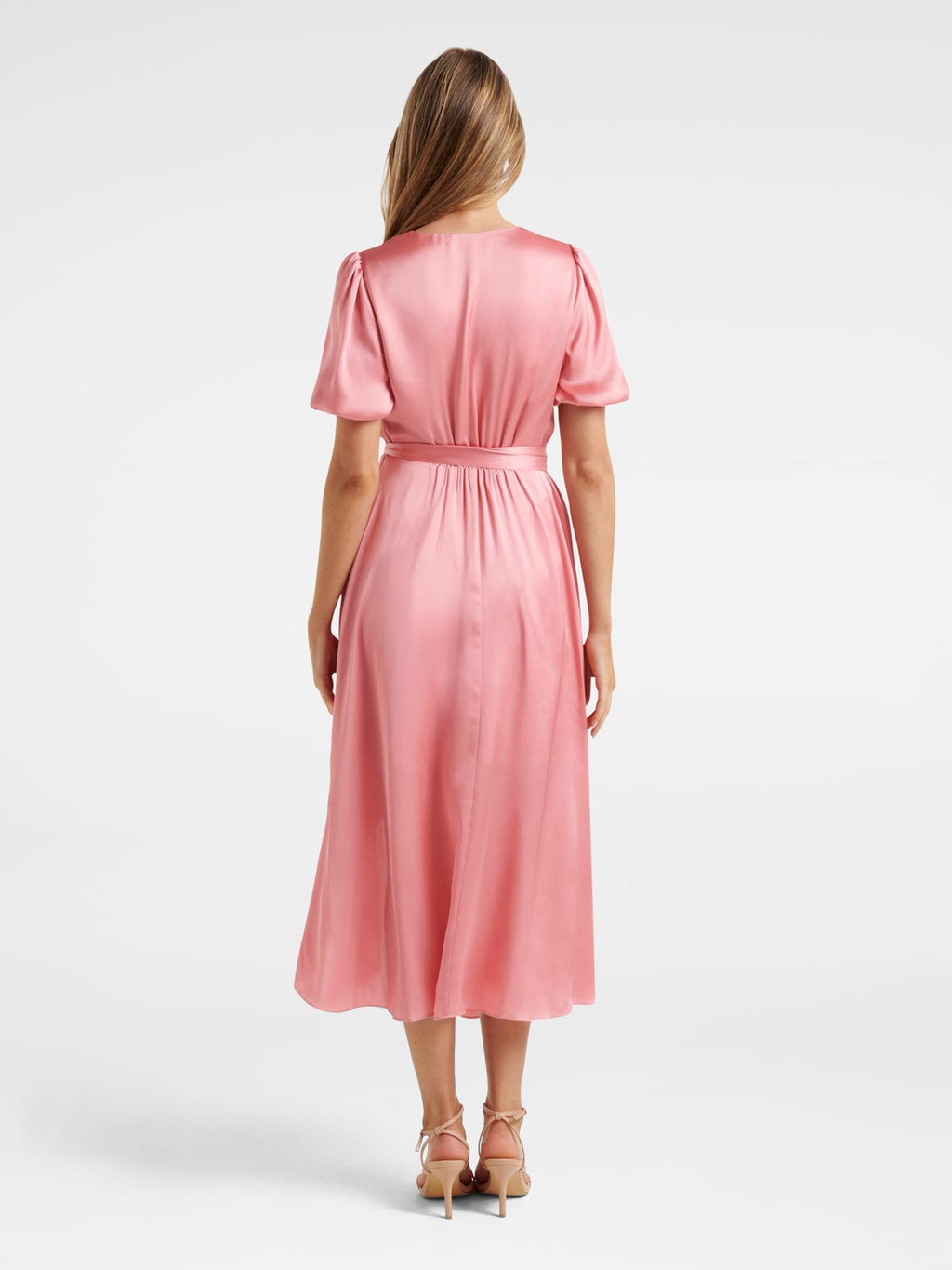 Mary Puff Sleeve Midi Dress