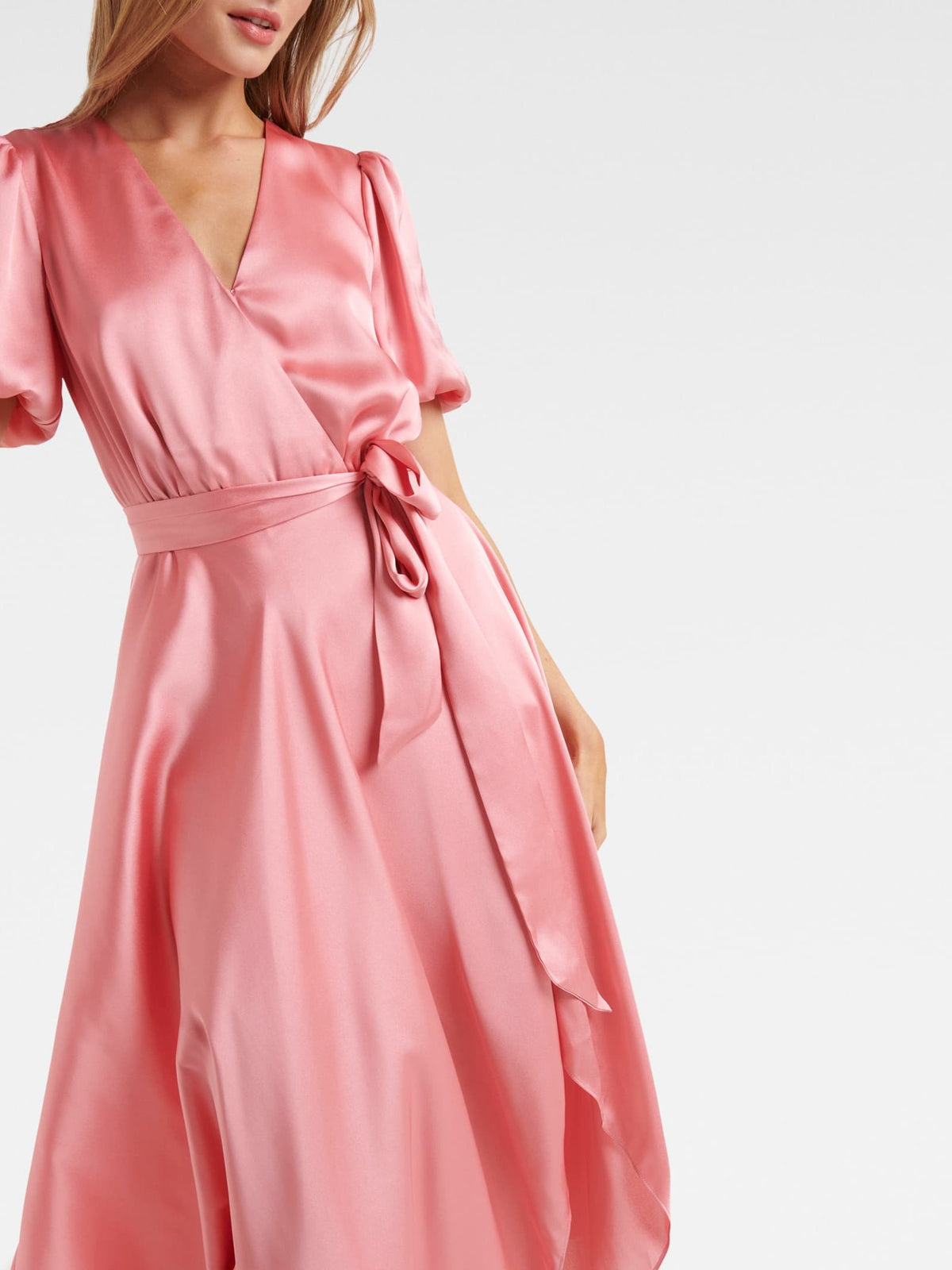 Mary Puff Sleeve Midi Dress
