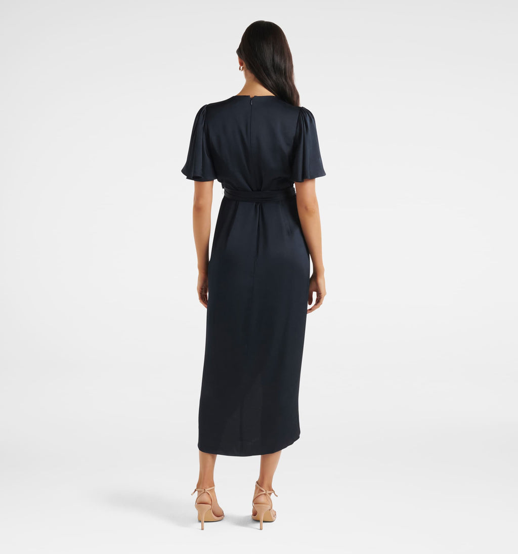 Carolina Satin Midi Dress