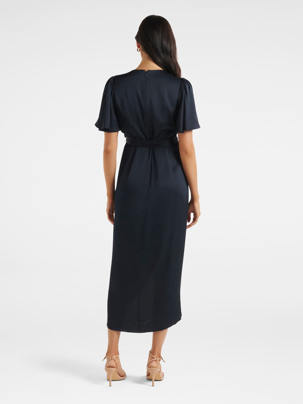 Carolina Satin Midi Dress