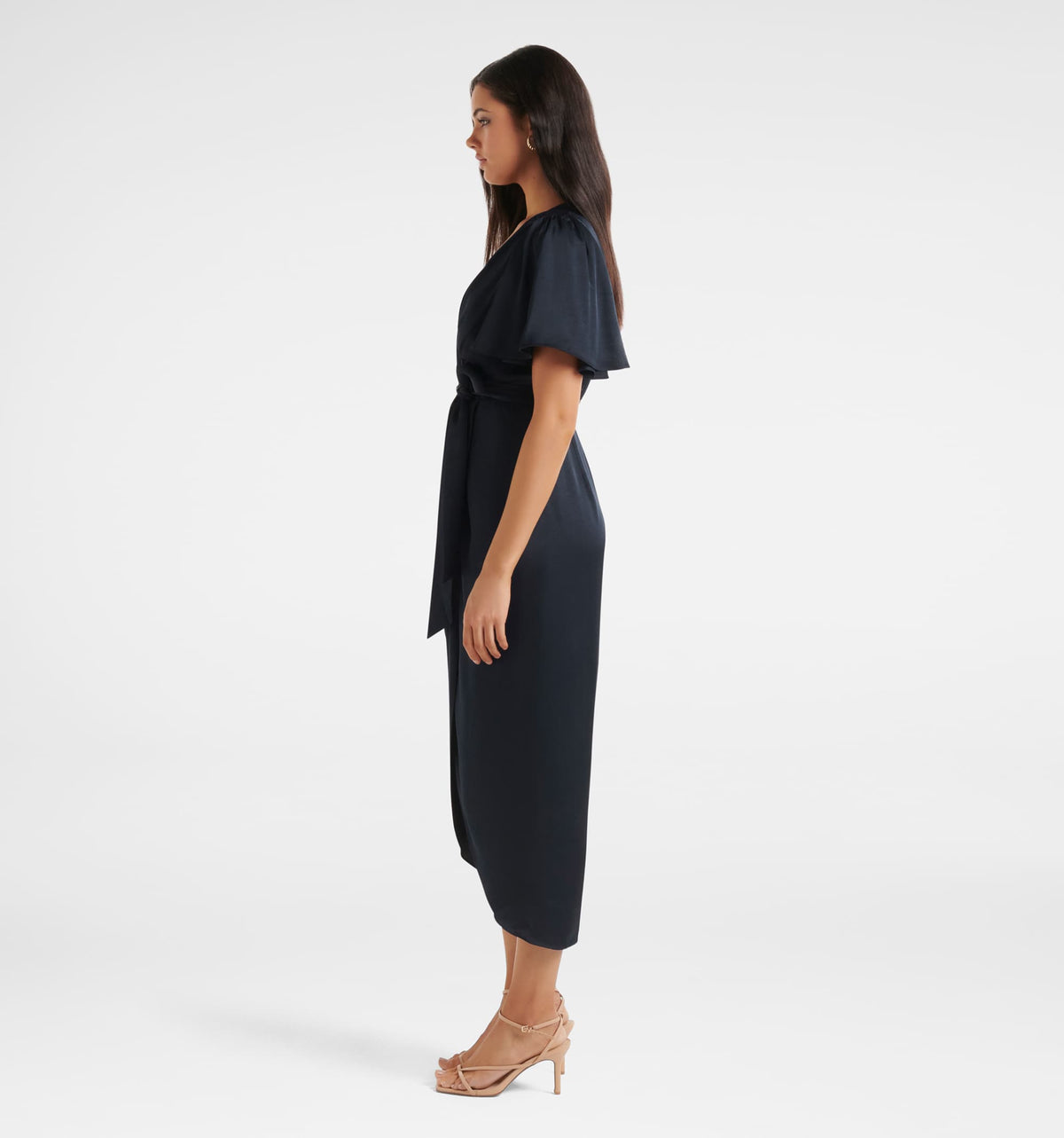 Carolina Satin Midi Dress