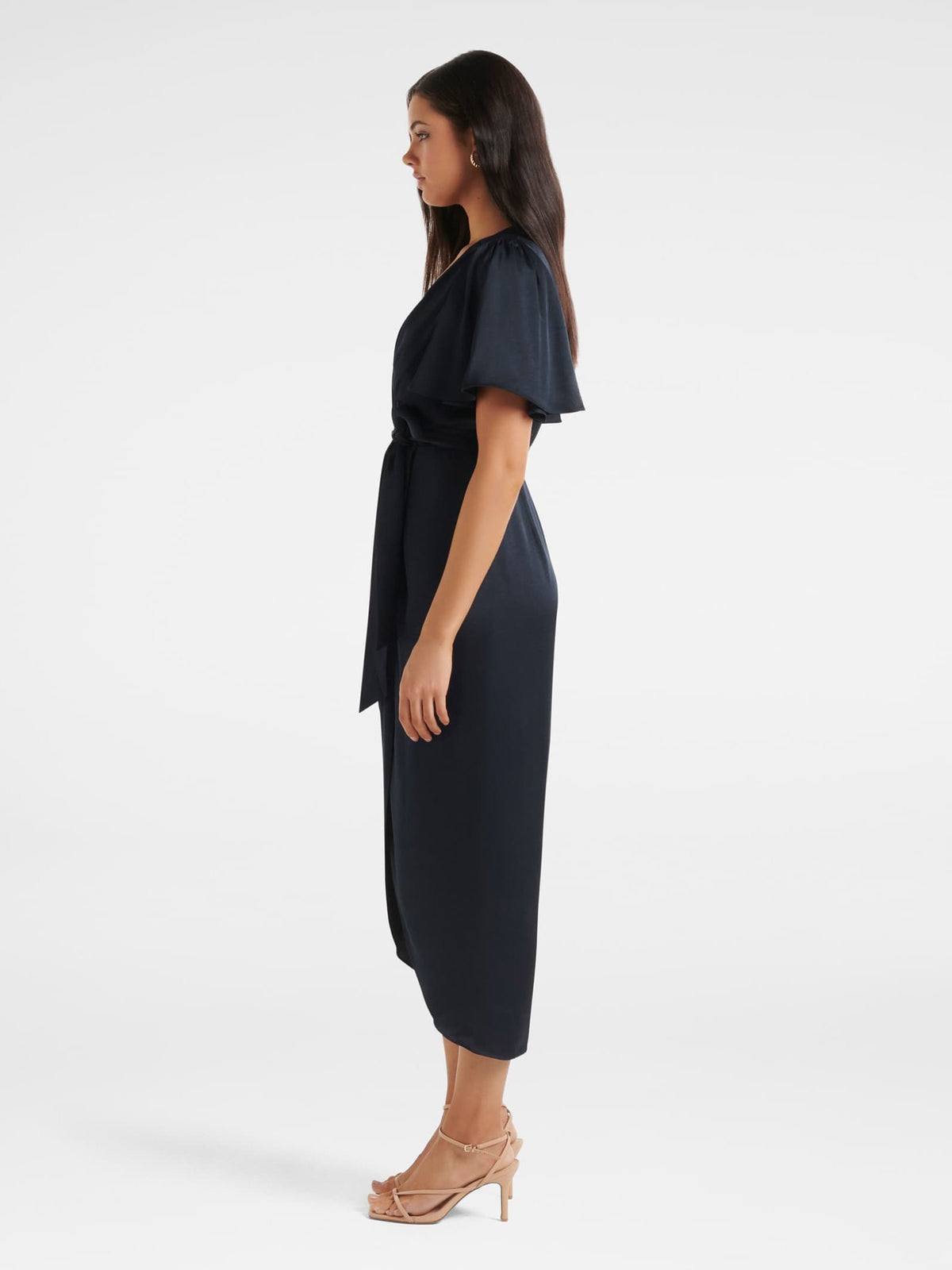 Carolina Satin Midi Dress