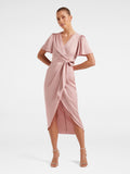 Carolina Petite Satin Midi Dress