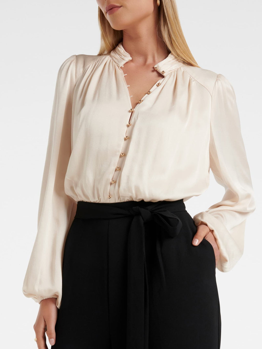 Gwen Blouson Sleeve Jumpsuit
