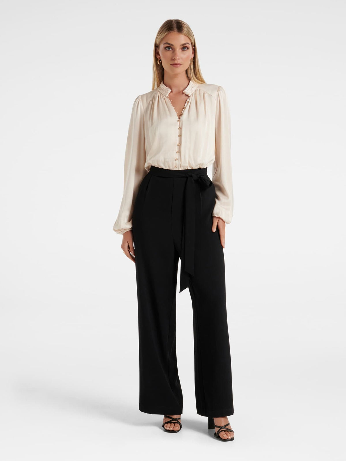 Gwen Blouson Sleeve Jumpsuit
