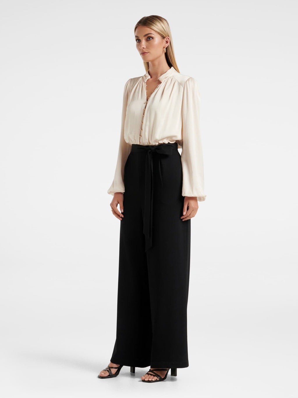 Gwen Blouson Sleeve Jumpsuit
