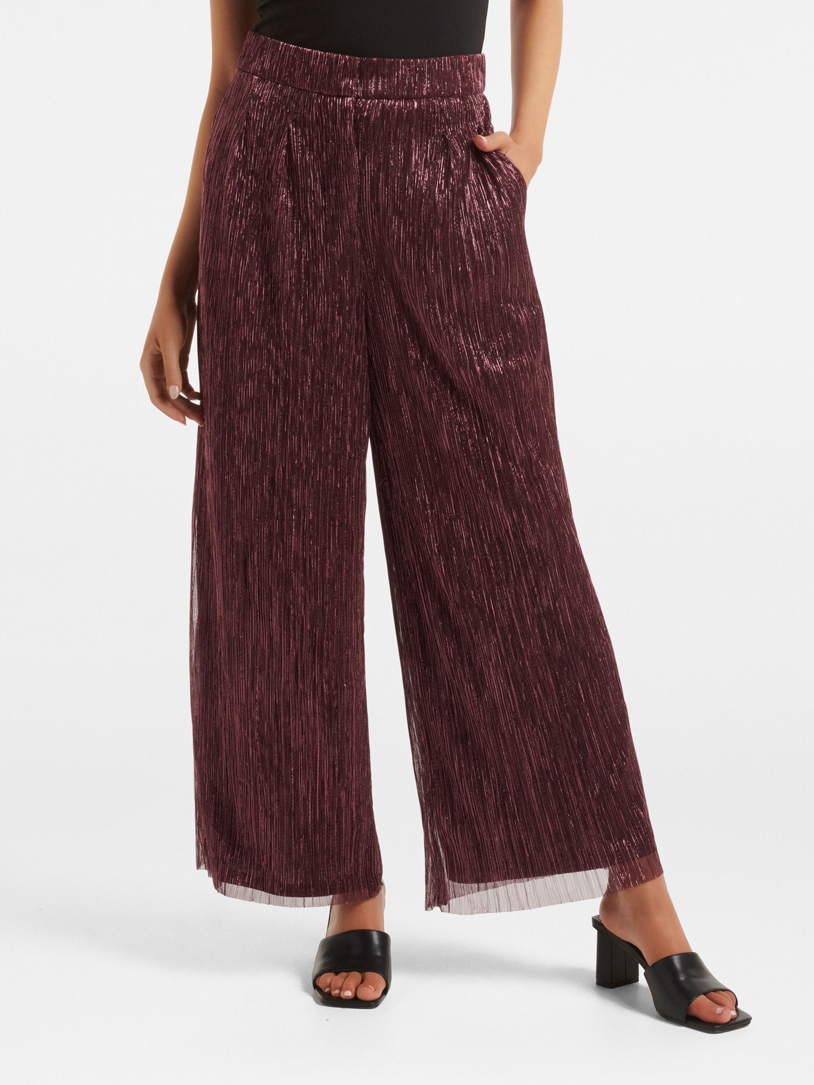 Dominic Petite Co-Ord Plisse Pant