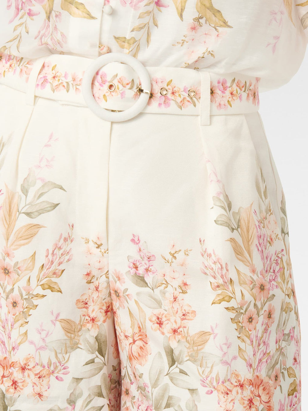  Kiara Belted Linen Short