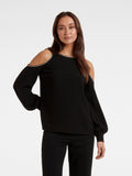 Elyse Diamonte Cold Shoulder Blouse