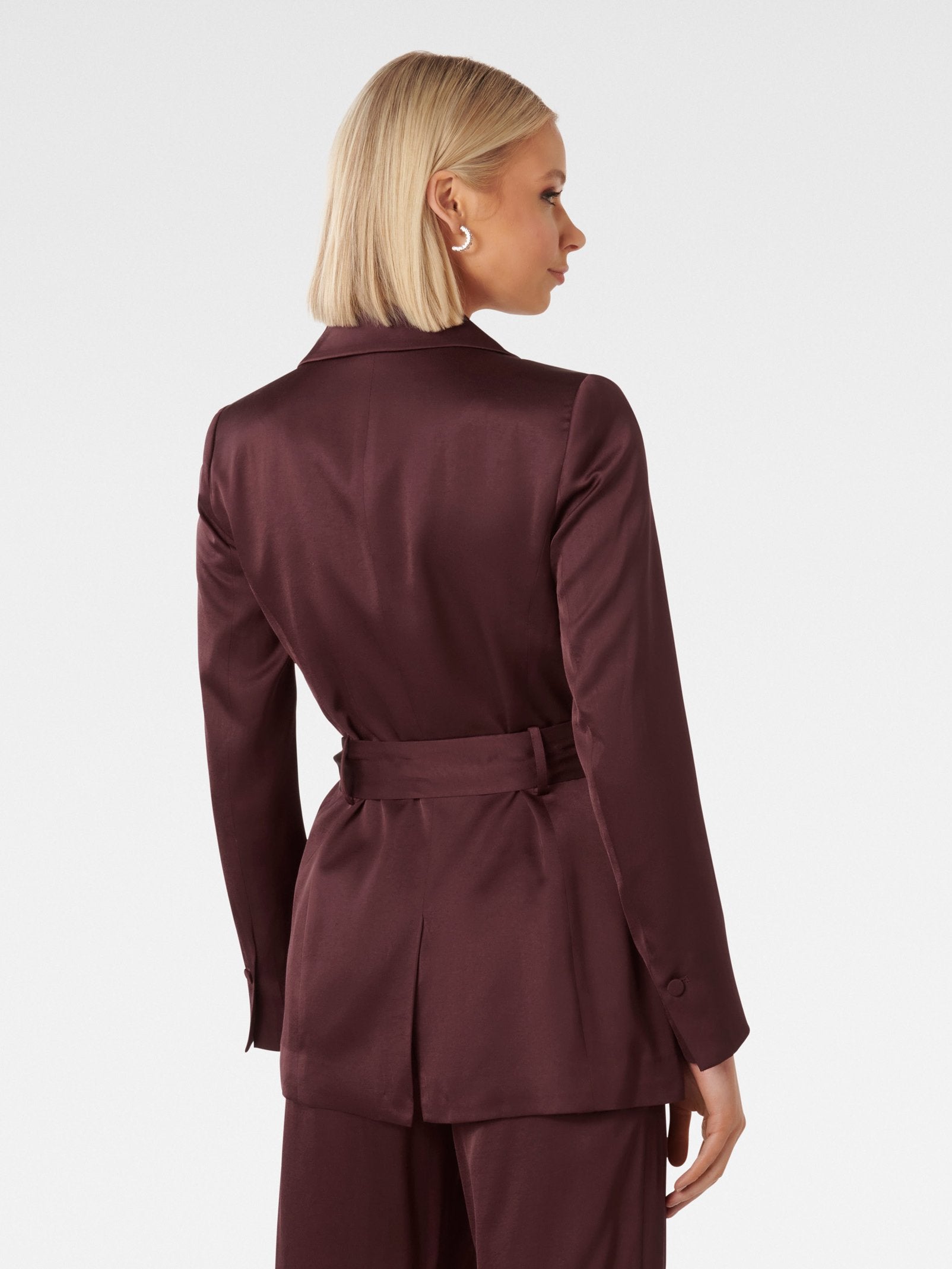 Alora Satin Tie Co-Ord Blazer