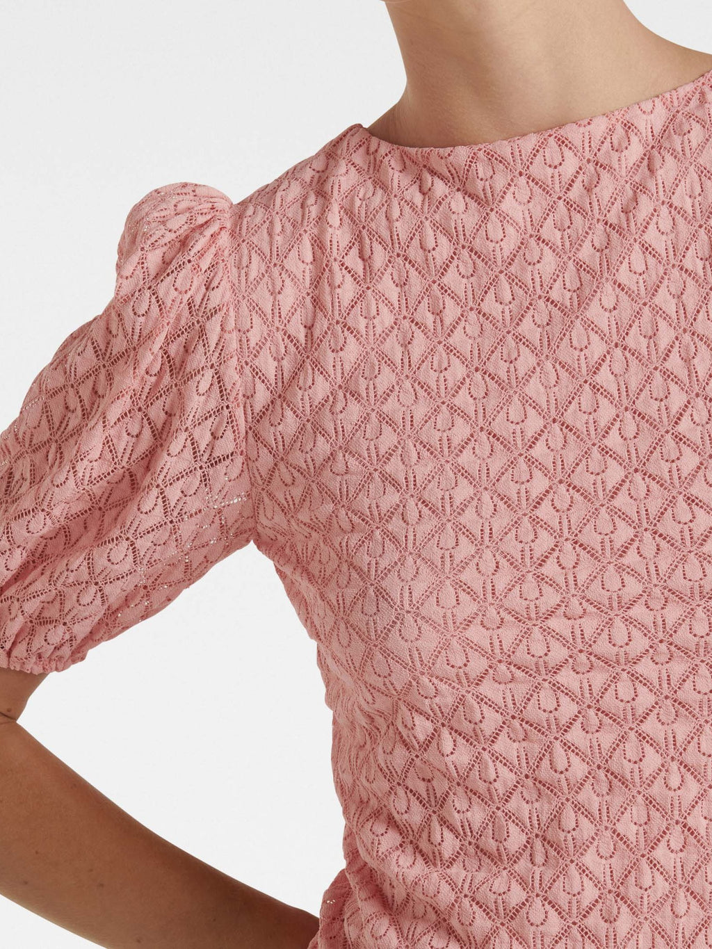 Shiloh Lace Crew Neck Top