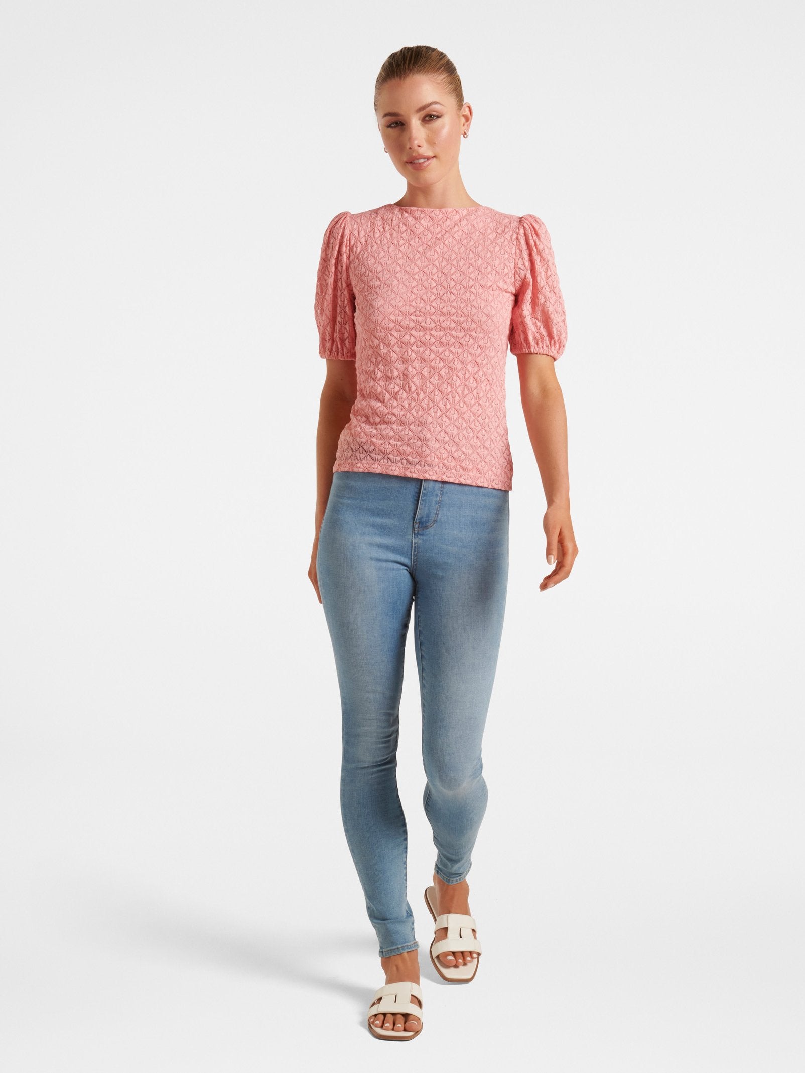 Shiloh Lace Crew Neck Top