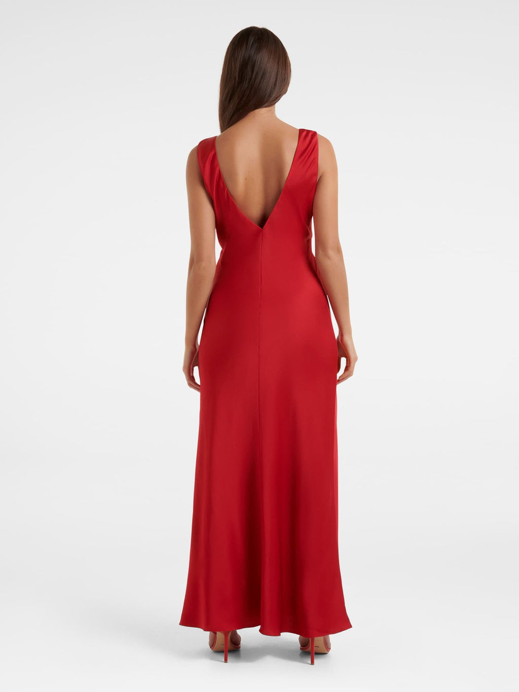 Parker Satin Twist Midi Dress