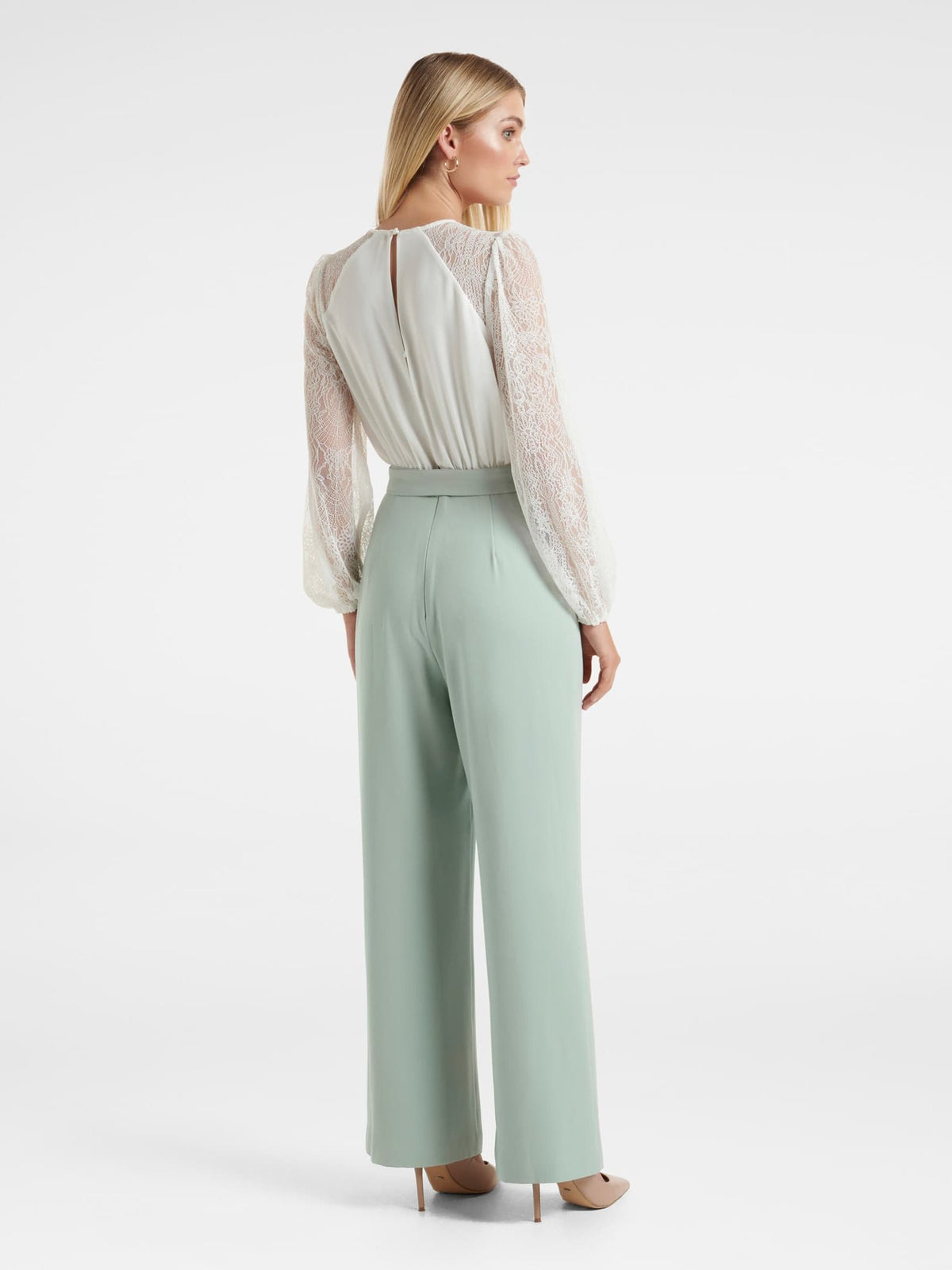 Lenore Lace Panelled Jumpsuit