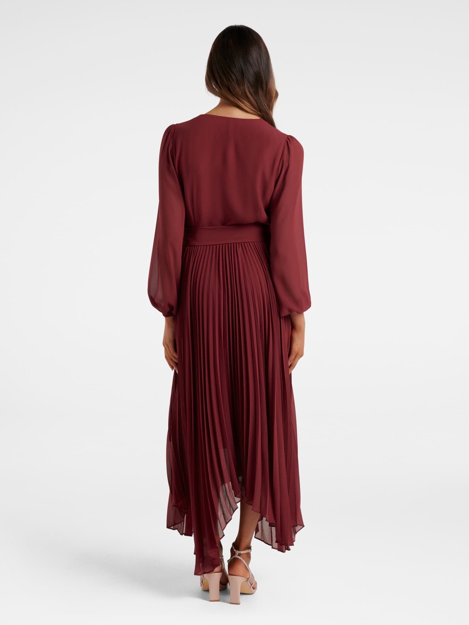 Blaire Petite Pleated Midi Dress