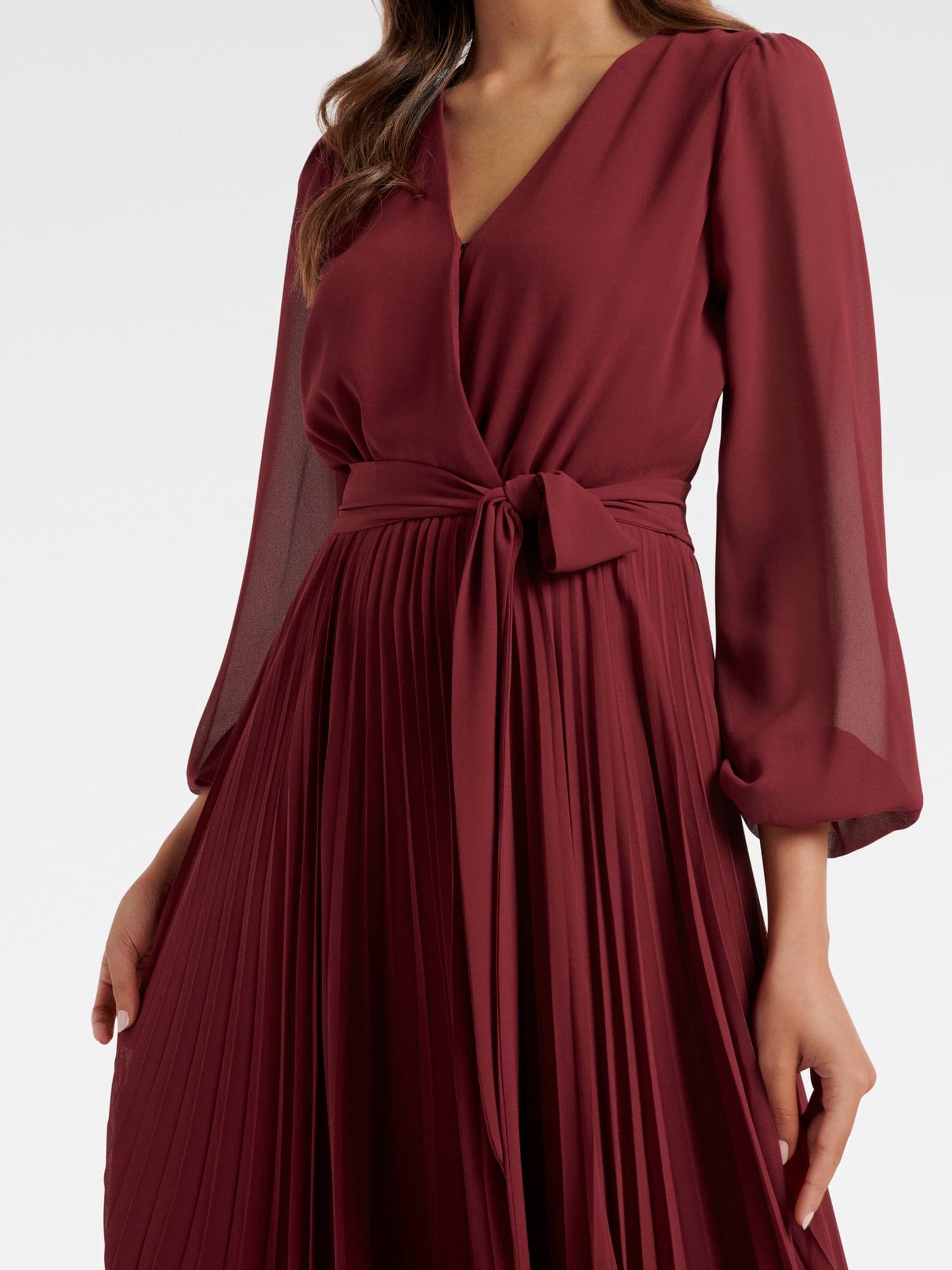 Blaire Petite Pleated Midi Dress