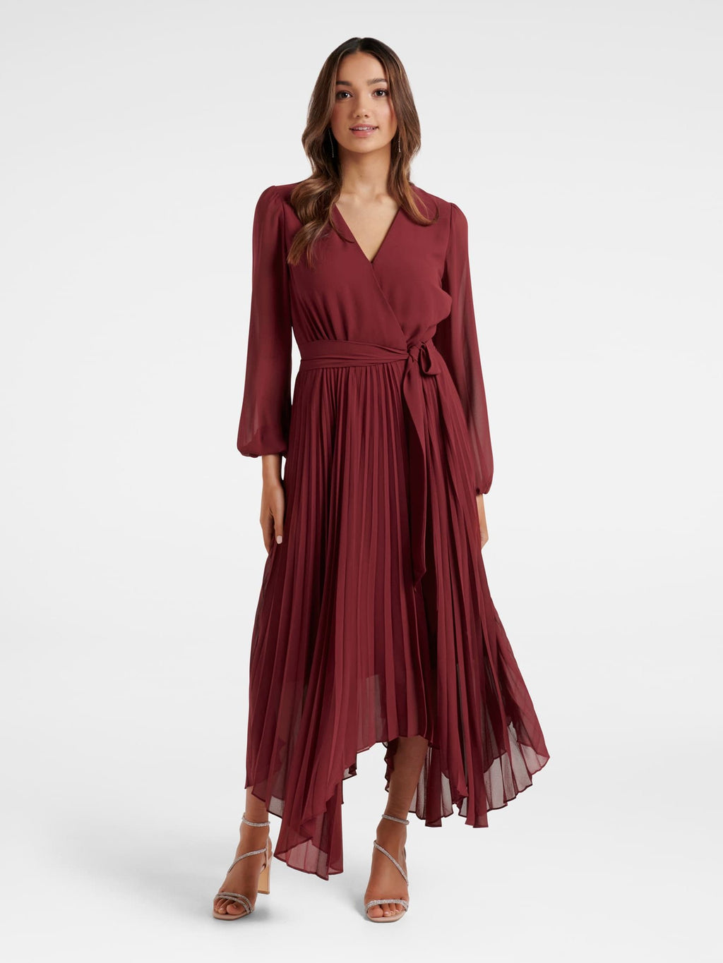Blaire Petite Pleated Midi Dress