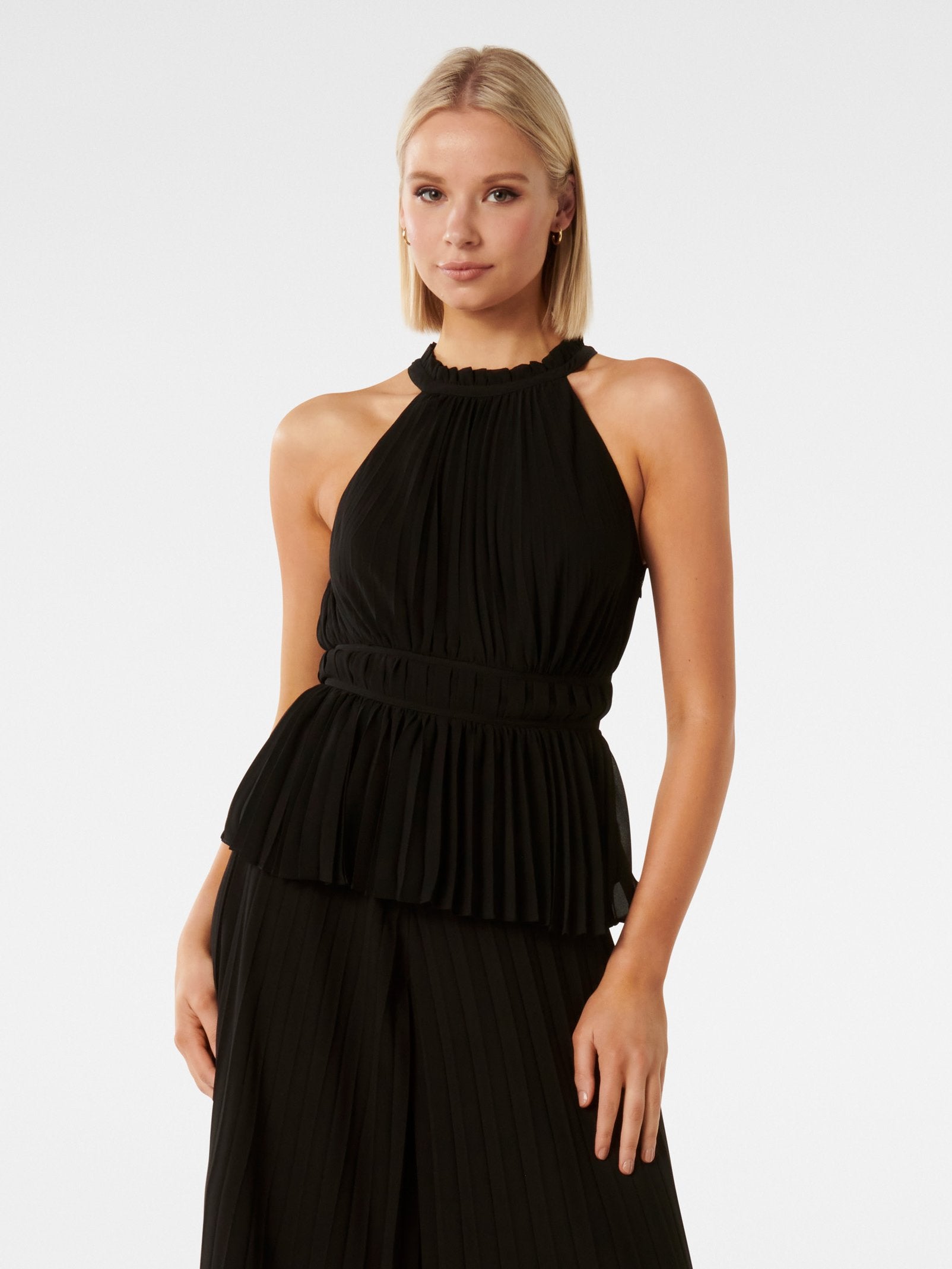 Pia Pleated Cami Top