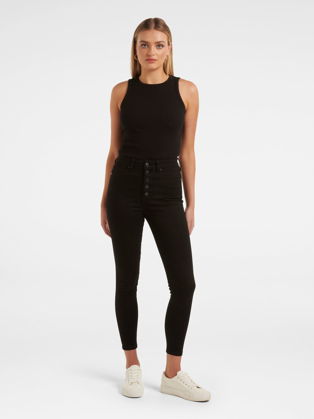 Heidi High Rise Skinny Crop Jeans